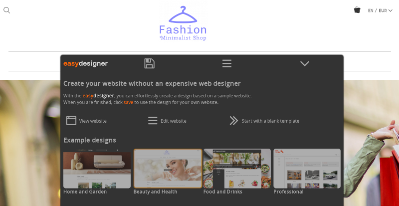 Captură de ecran a Easy Designer